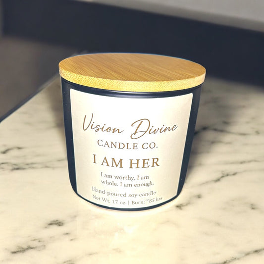 I Am Her 16 oz Candle